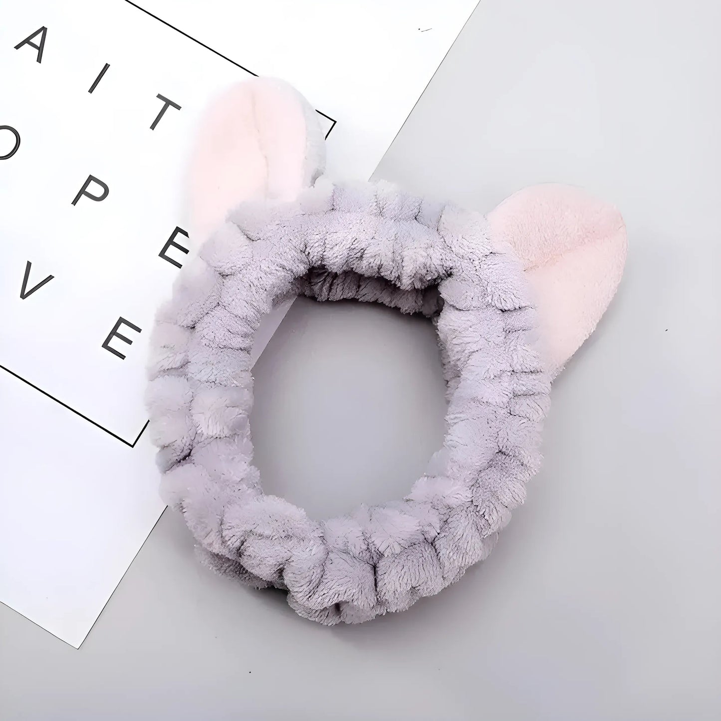 Grey Headband with Ears