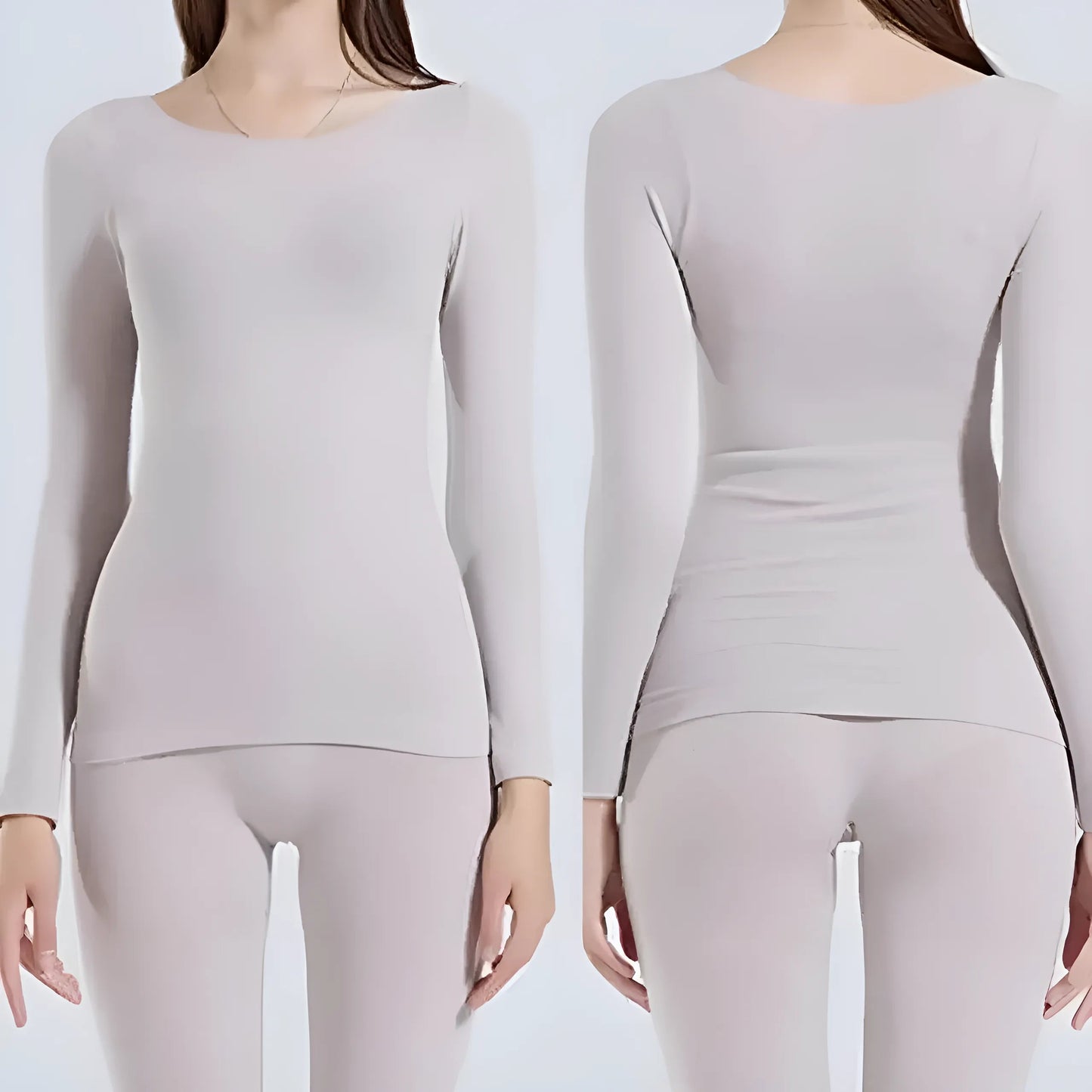 Grey Sheer Thermal Lingerie