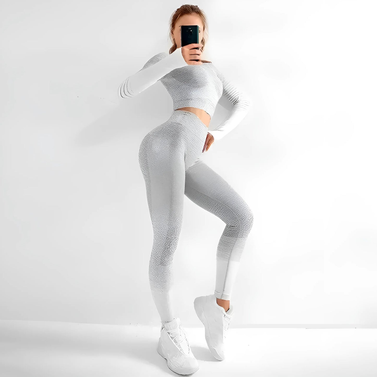 Grey Two-Tone Sports Set