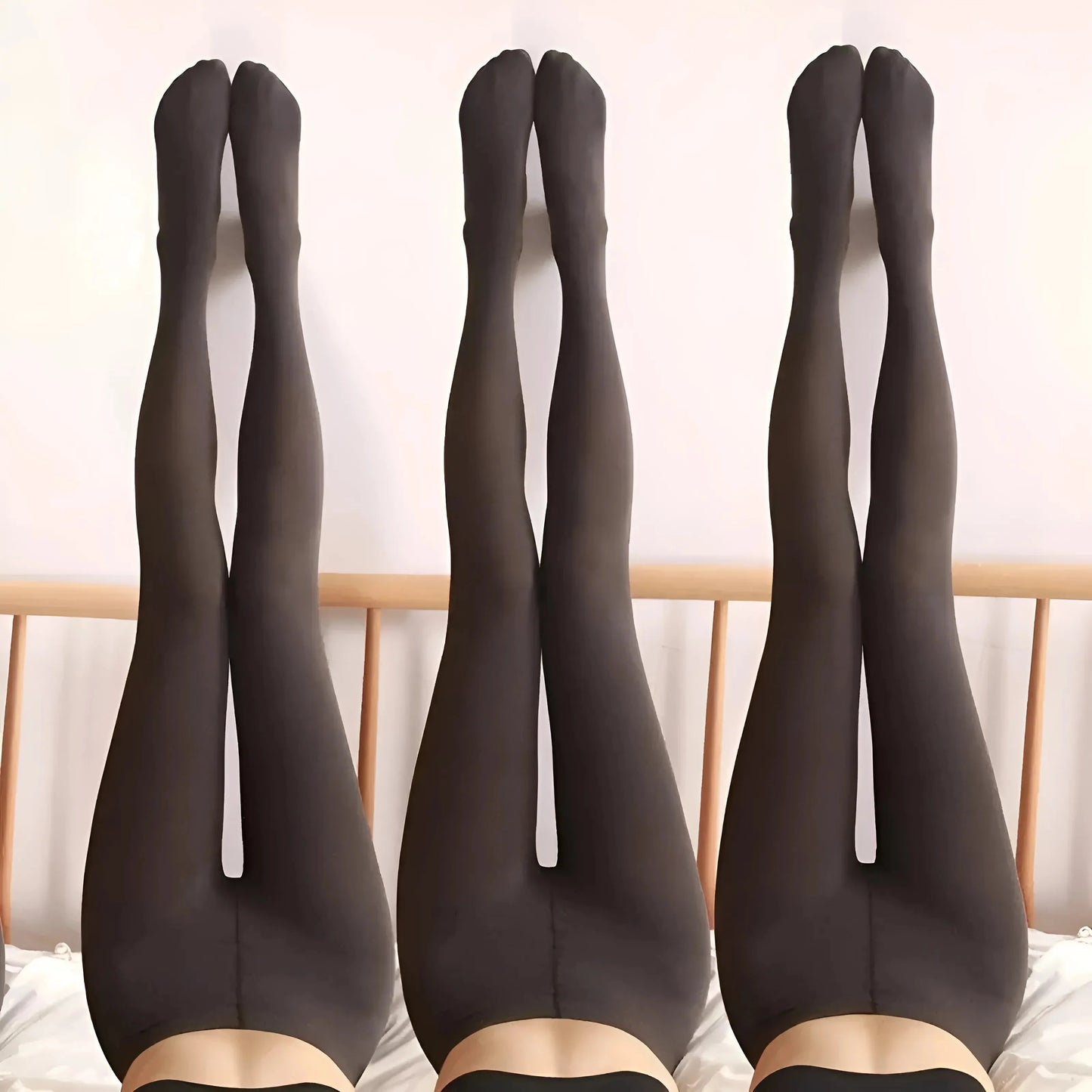 Grey Women's Thick Tights