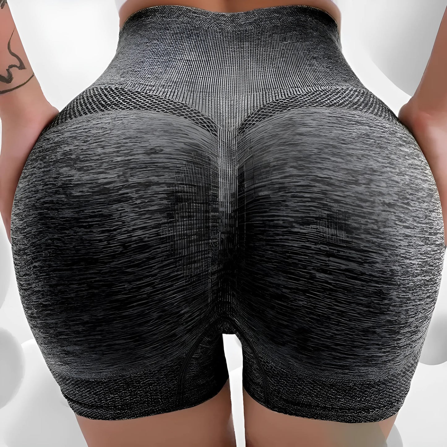 High-Waisted Sports Shorts