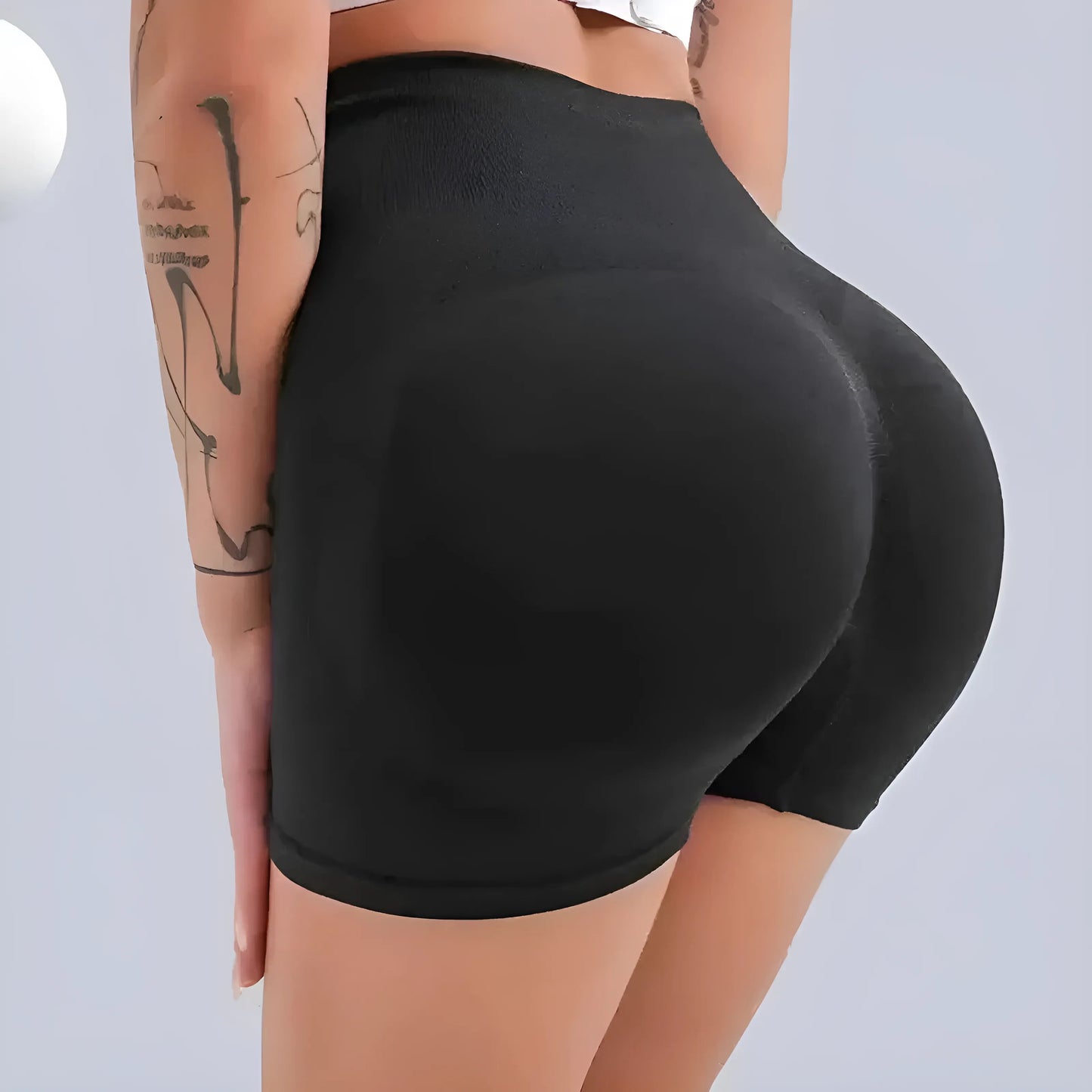 High-Waisted Sports Shorts