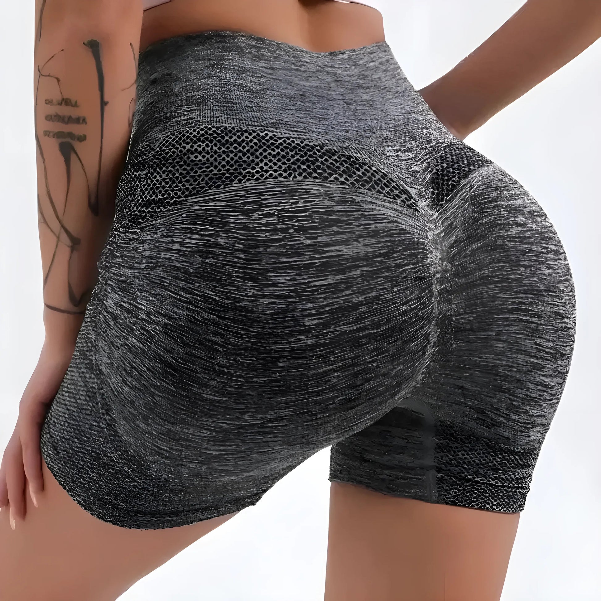 High-Waisted Sports Shorts
