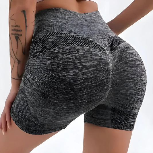 High-Waisted Sports Shorts