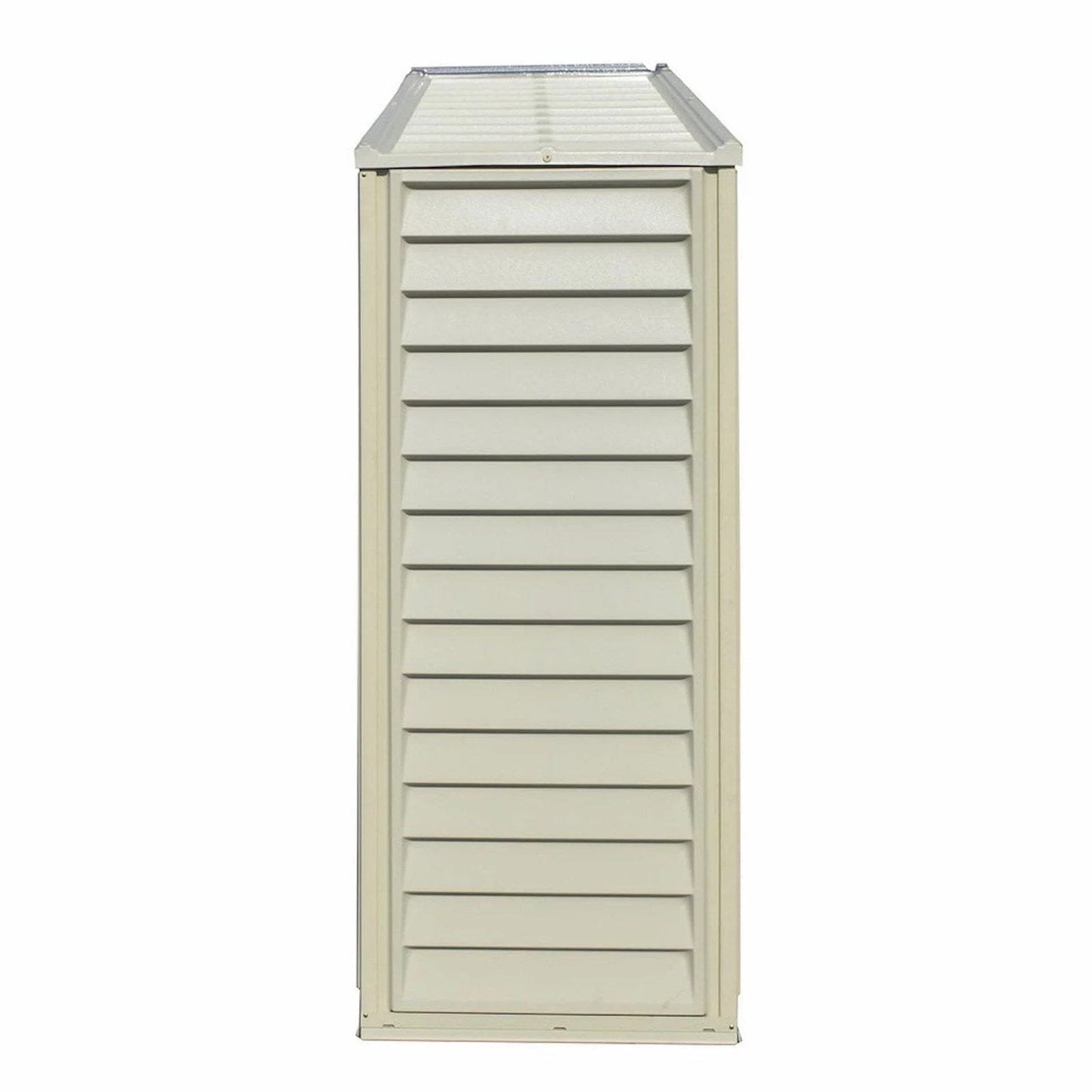 DuraMax 10.5ft x 2.75ft SidePro Vinyl Shed with Foundation Kit