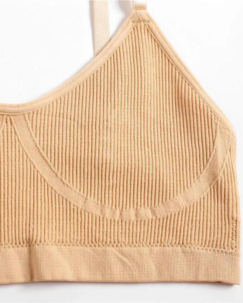 Comfortable ribbed lingerie set