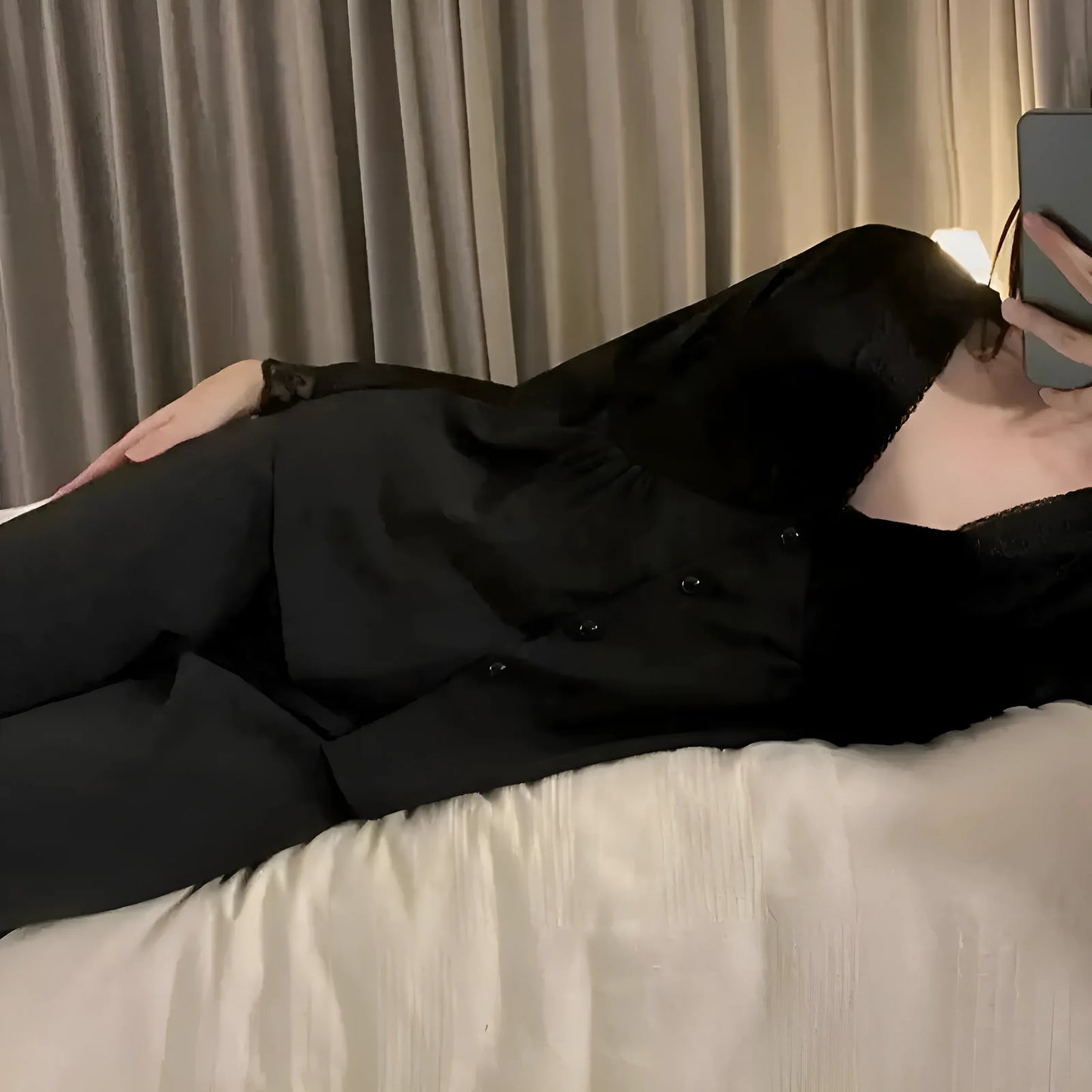 Lace and Button Pyjama