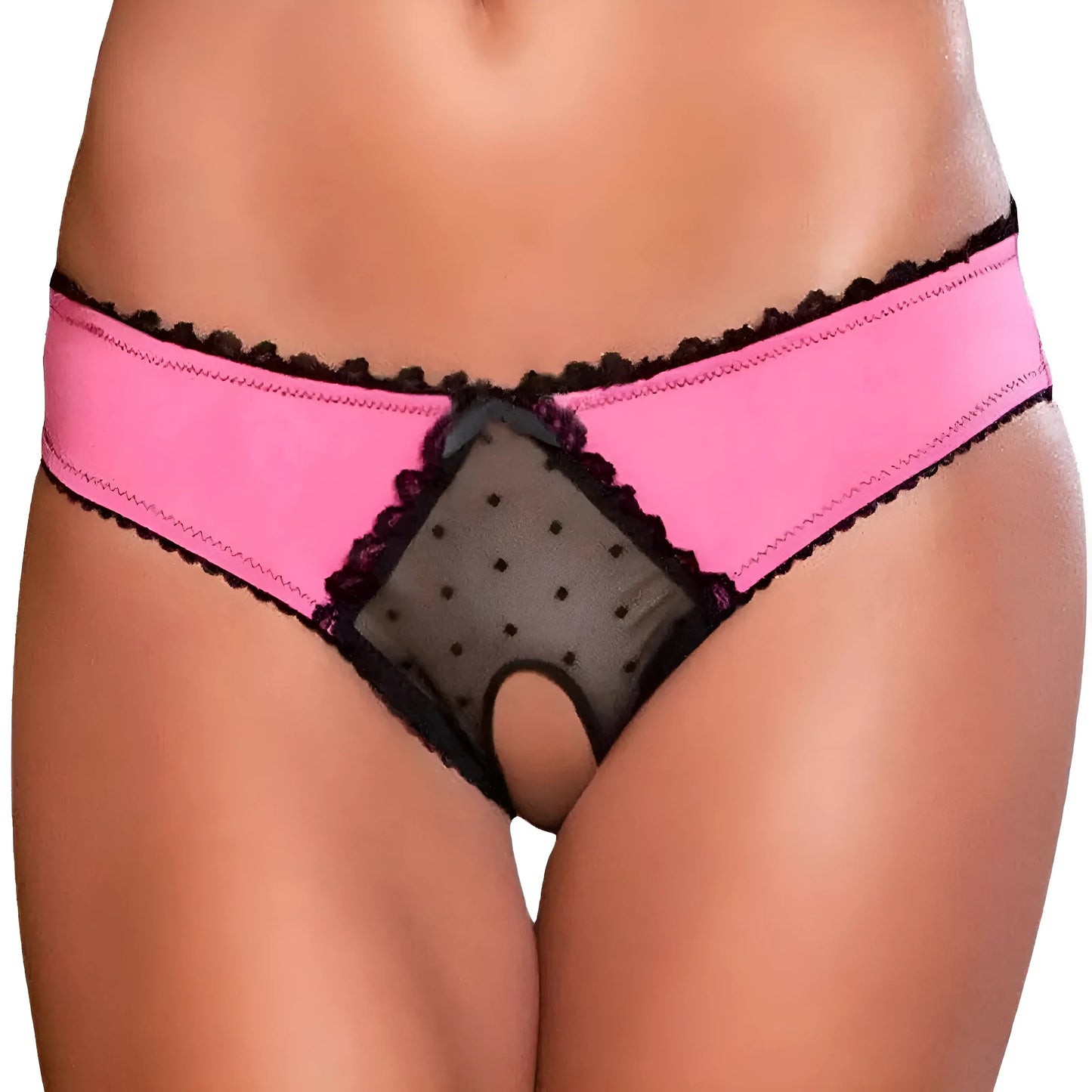 Lace Briefs with Cut-Out Detail