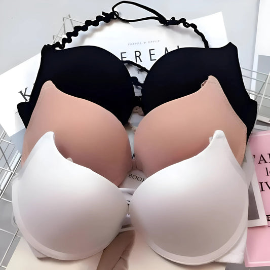 Lace Front Fastening Bra