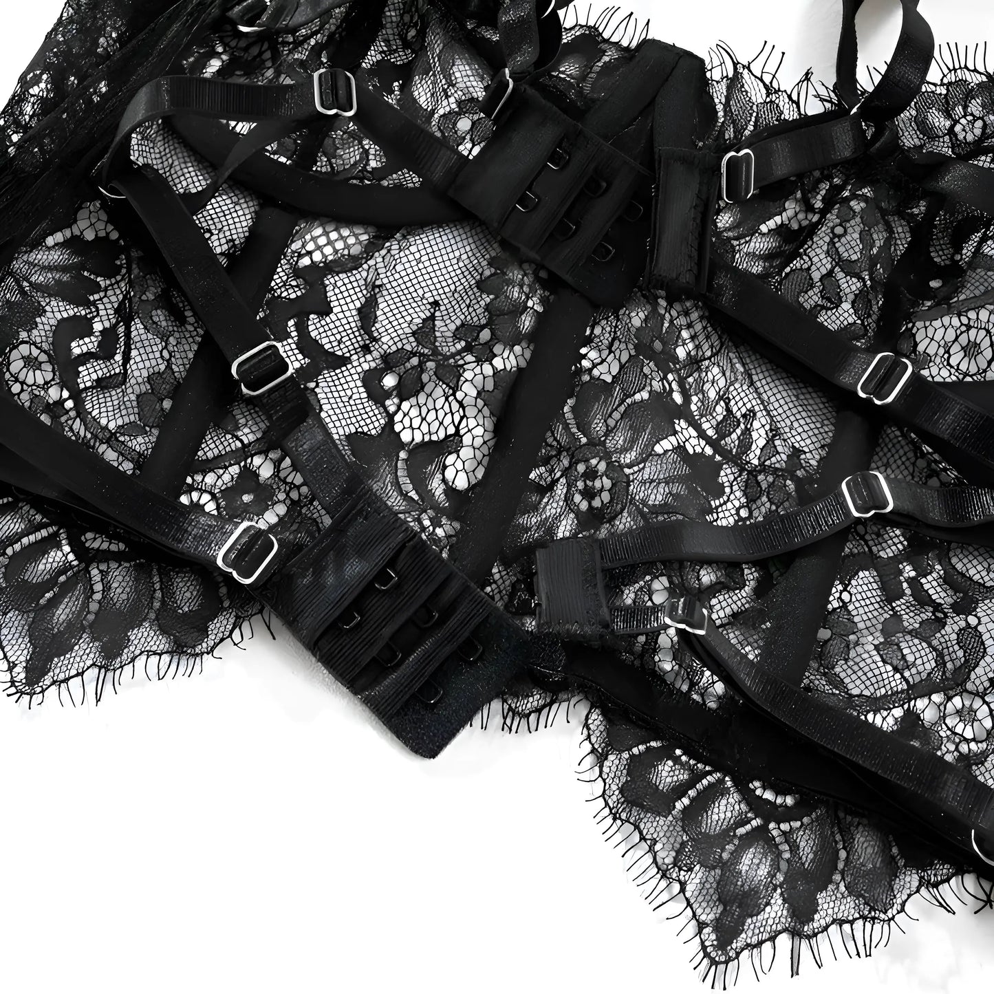 Lace Lingerie Set with Adjustable Straps