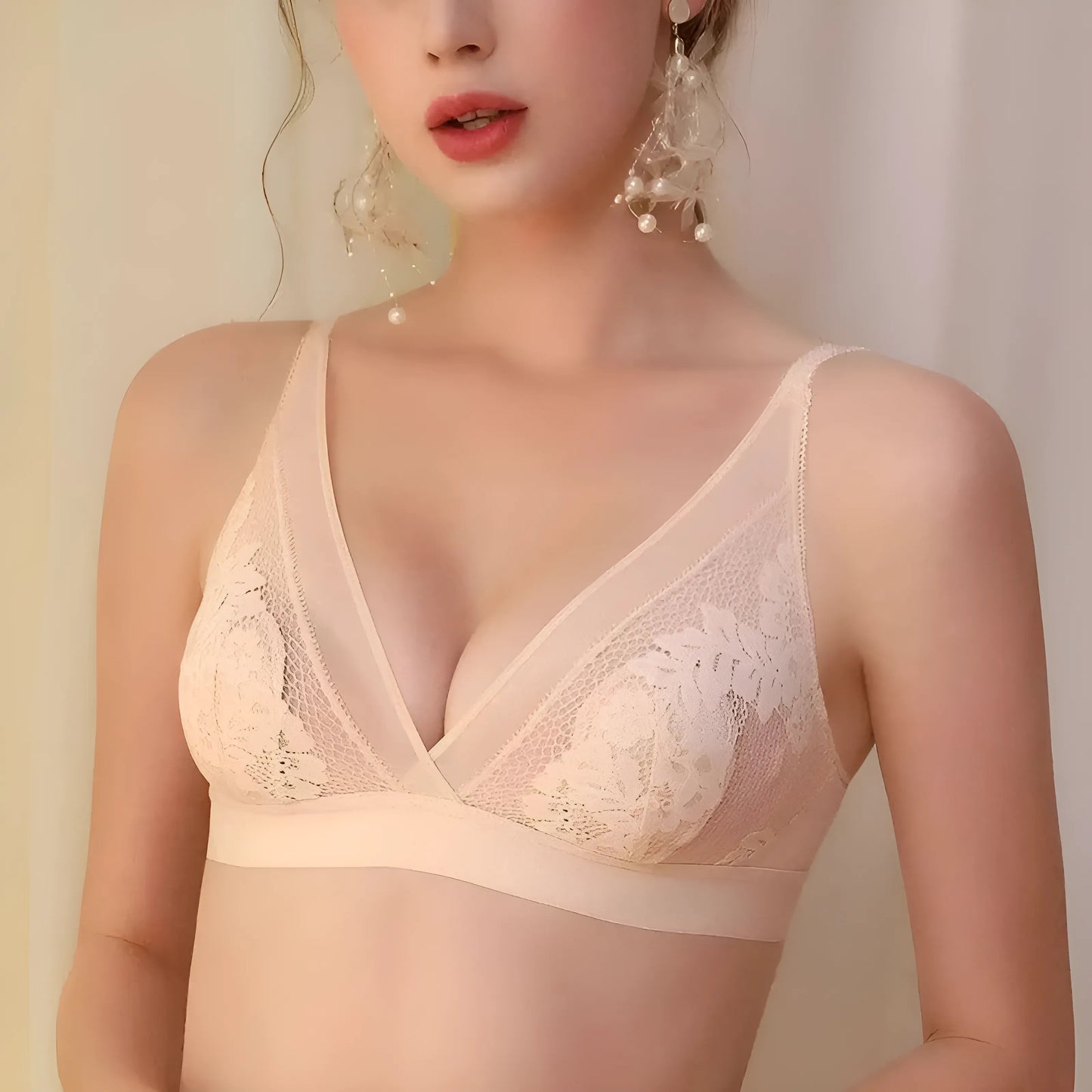 Lace Triangle Cup Bra