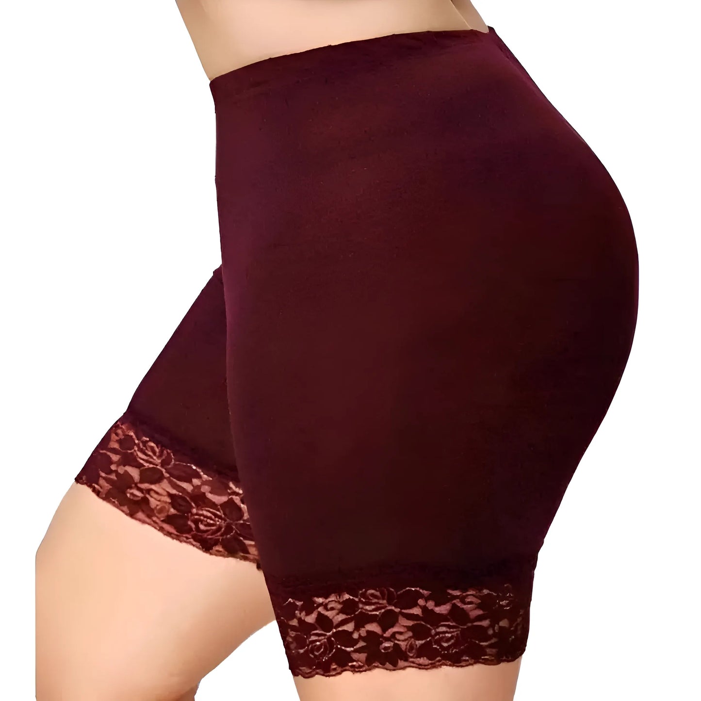 Lace Trim Shaping Shorts