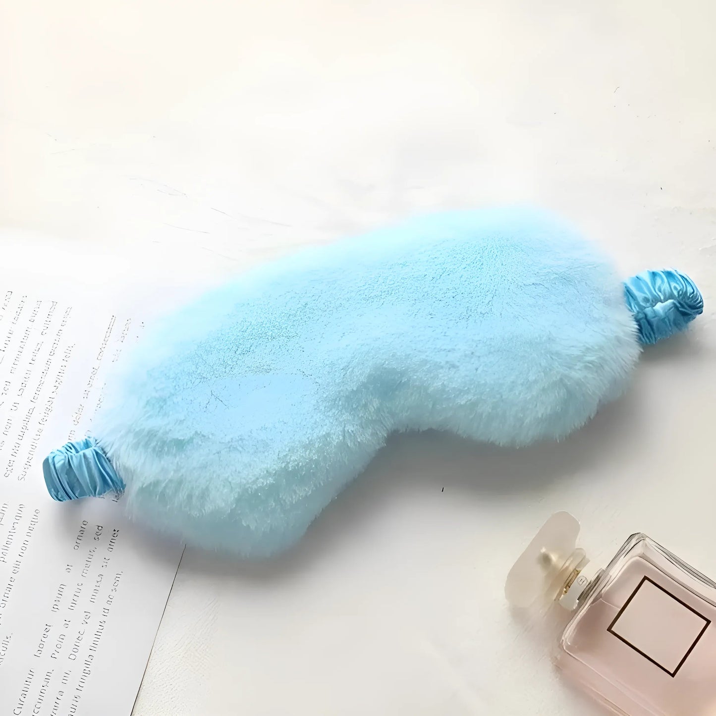Light Blue Soft Eye Mask
