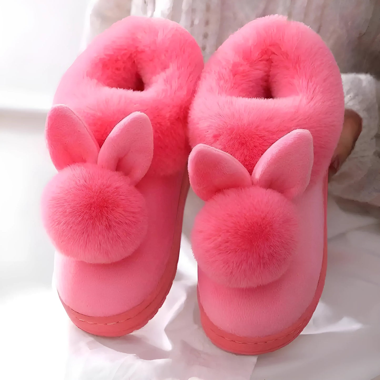 Light Pink Women's Slip-On Slippers