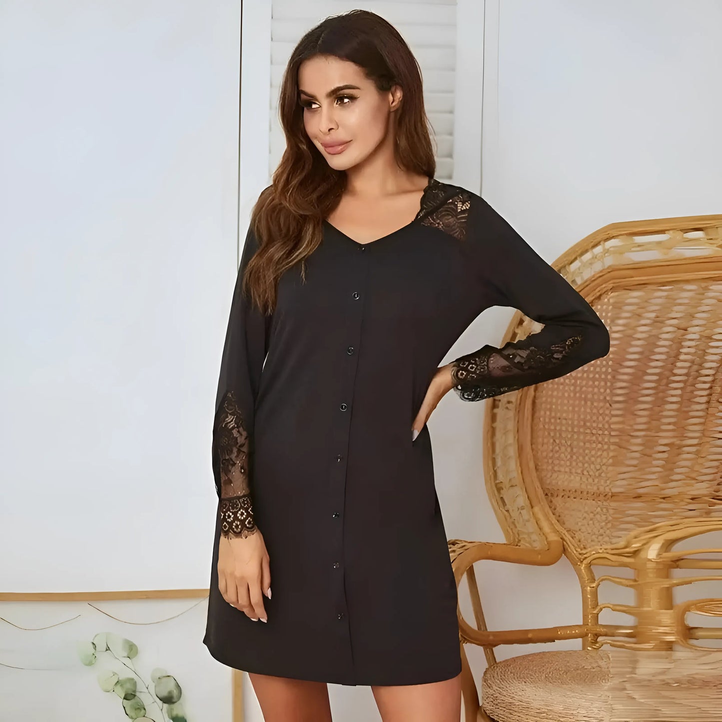 Long Sleeve Nightdress