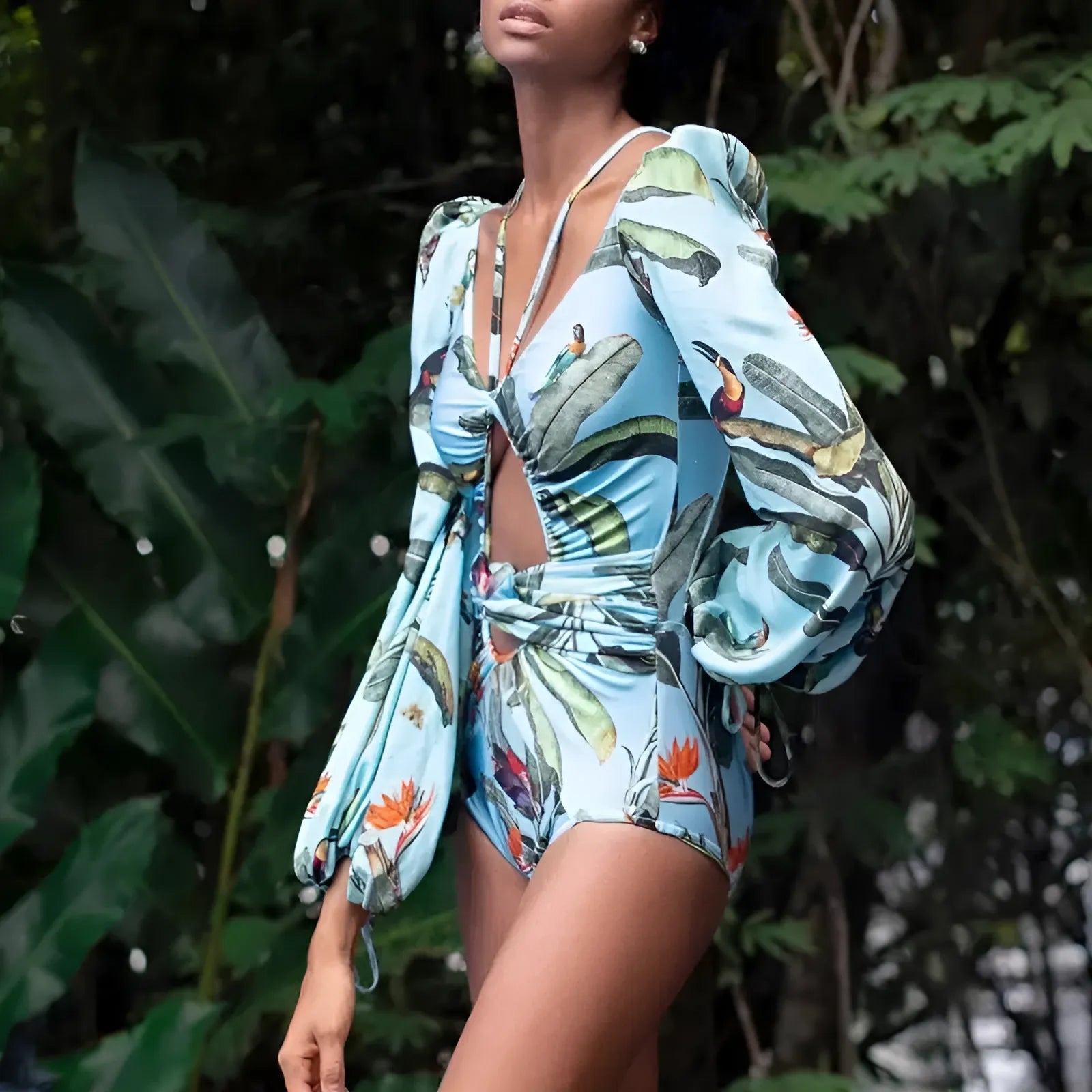 Long Sleeve One-Piece Swimsuit