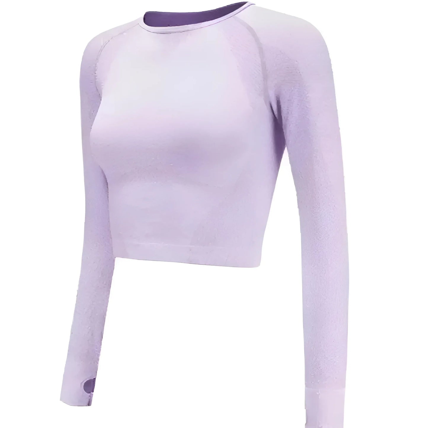 Long Sleeve Sports Top with Thumb Hole