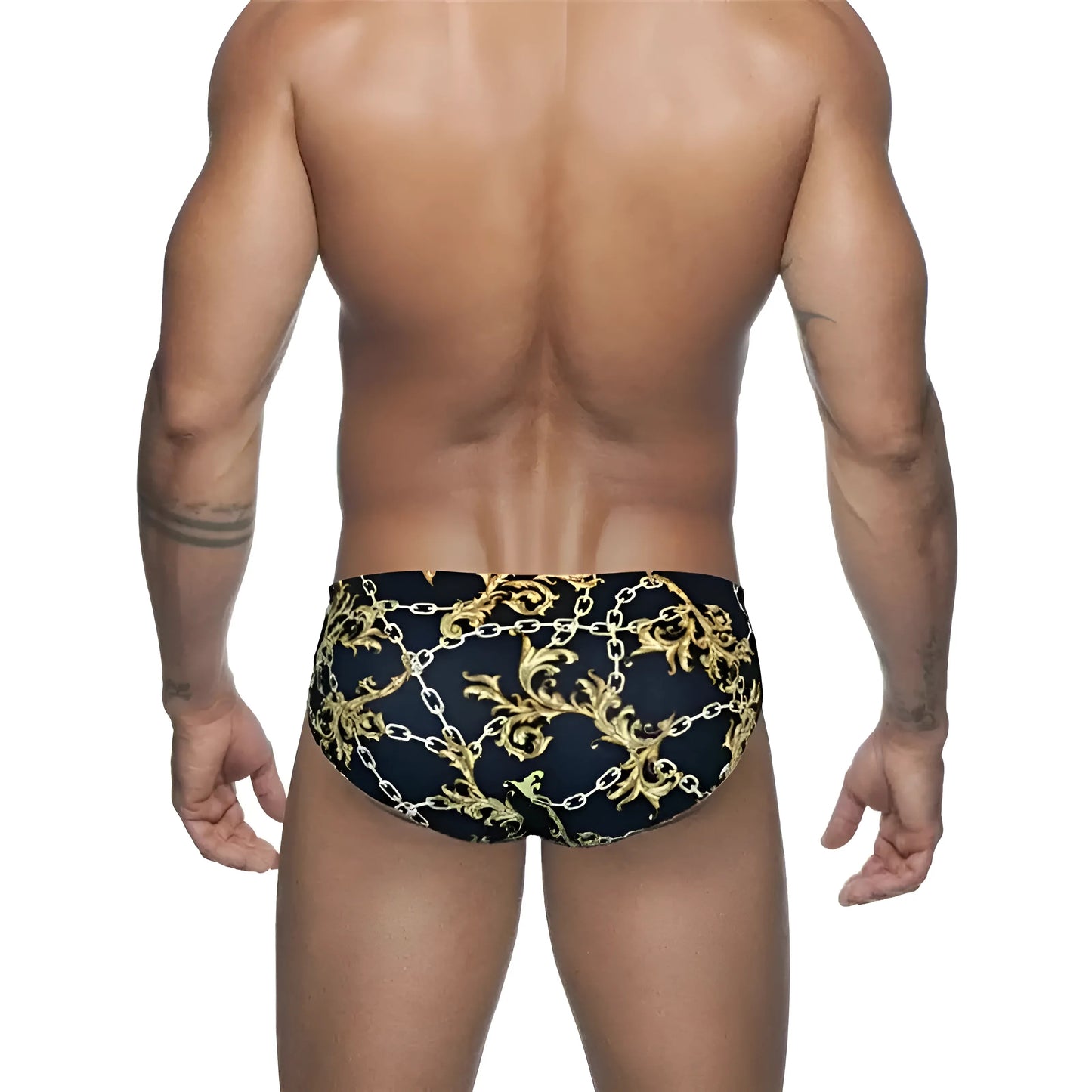 Men's Patterned Swim Shorts
