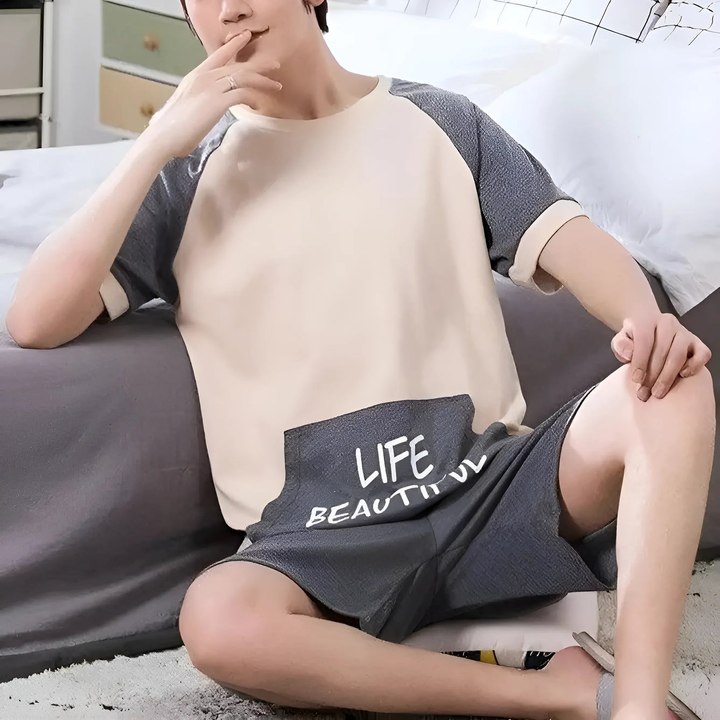 Men's Pyjamas - LIFE BEAUTIFUL