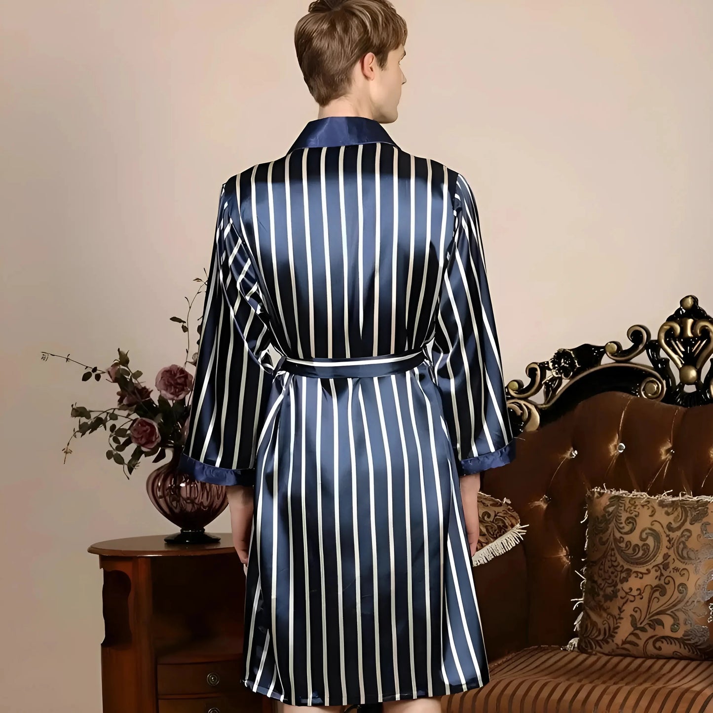Men's Satin Robe