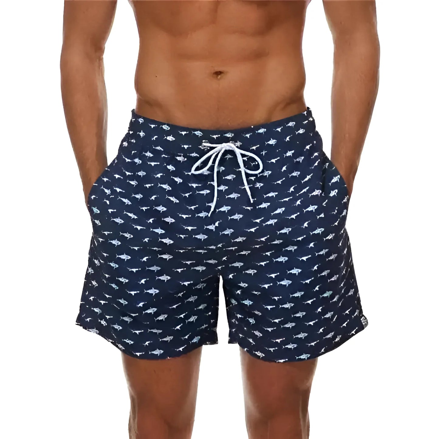 Men's Swim Shorts with Colourful Print
