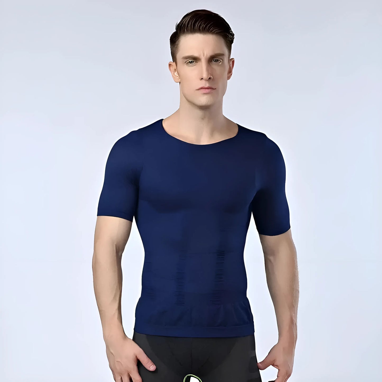 Navy Men's Slimming T-Shirt
