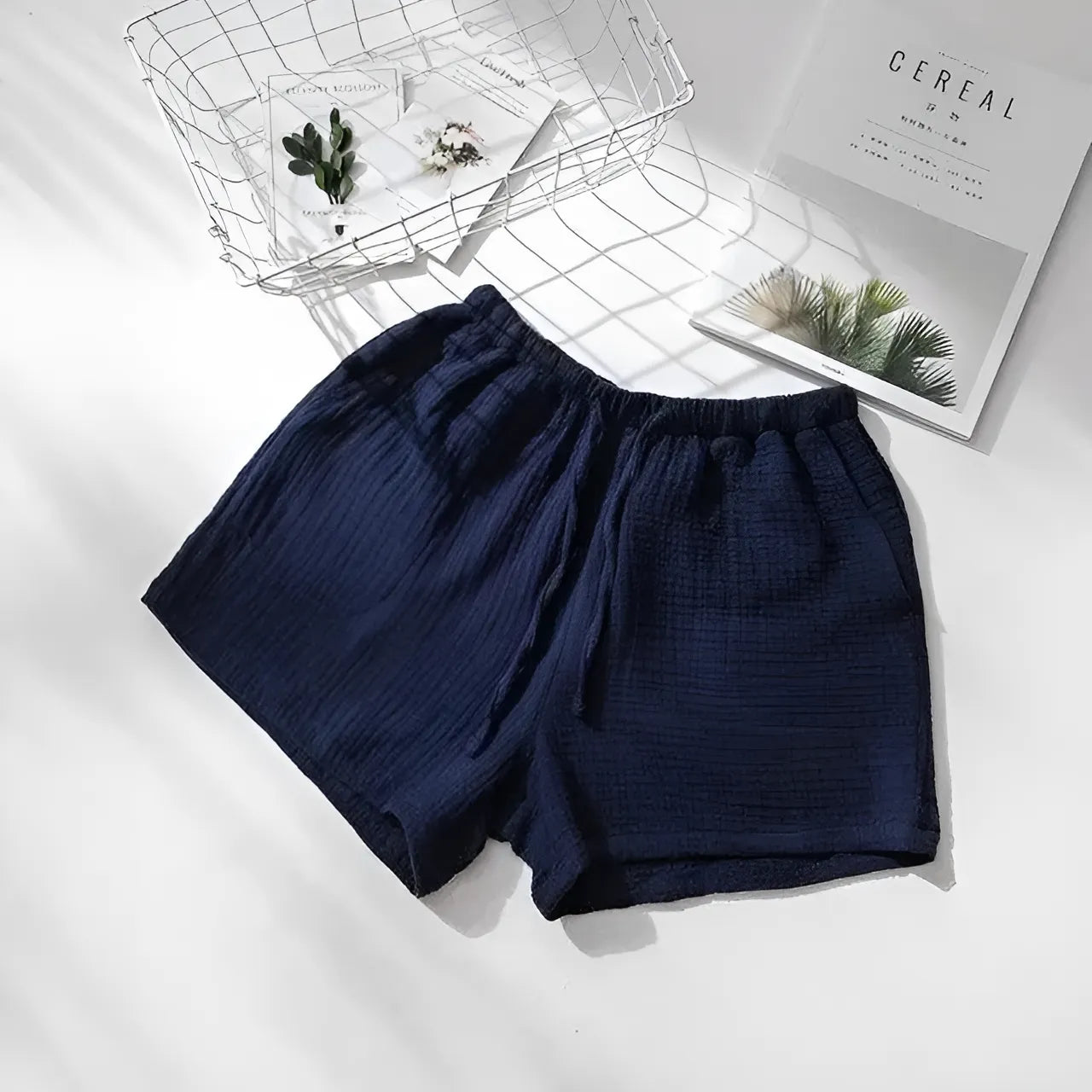 Navy Sleep Shorts