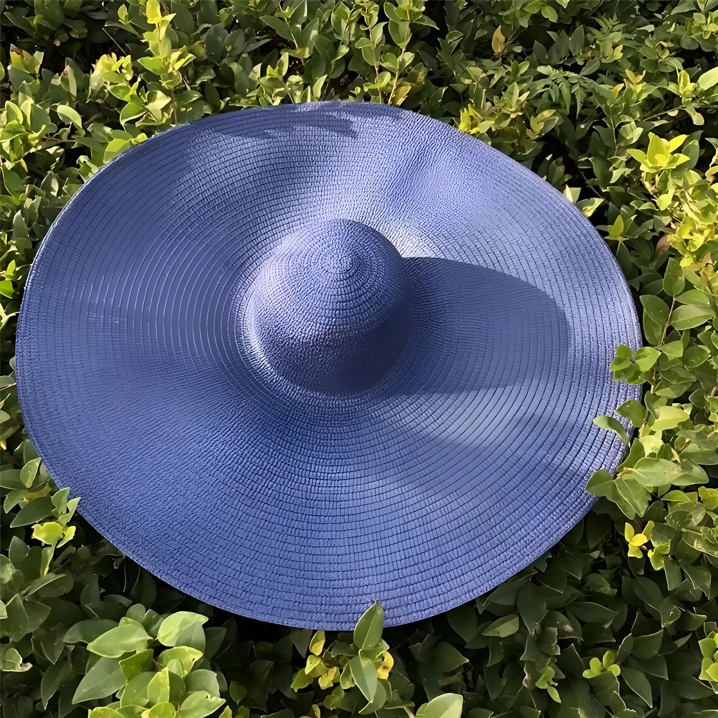 Navy Wide Brim Beach Hat
