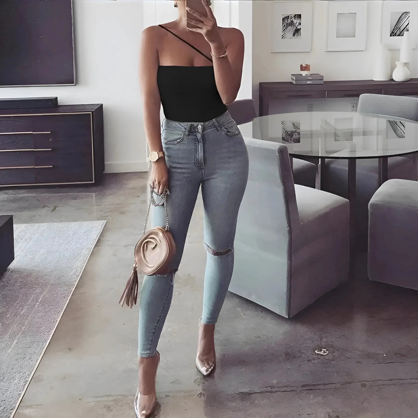 One-Strap Bodysuit