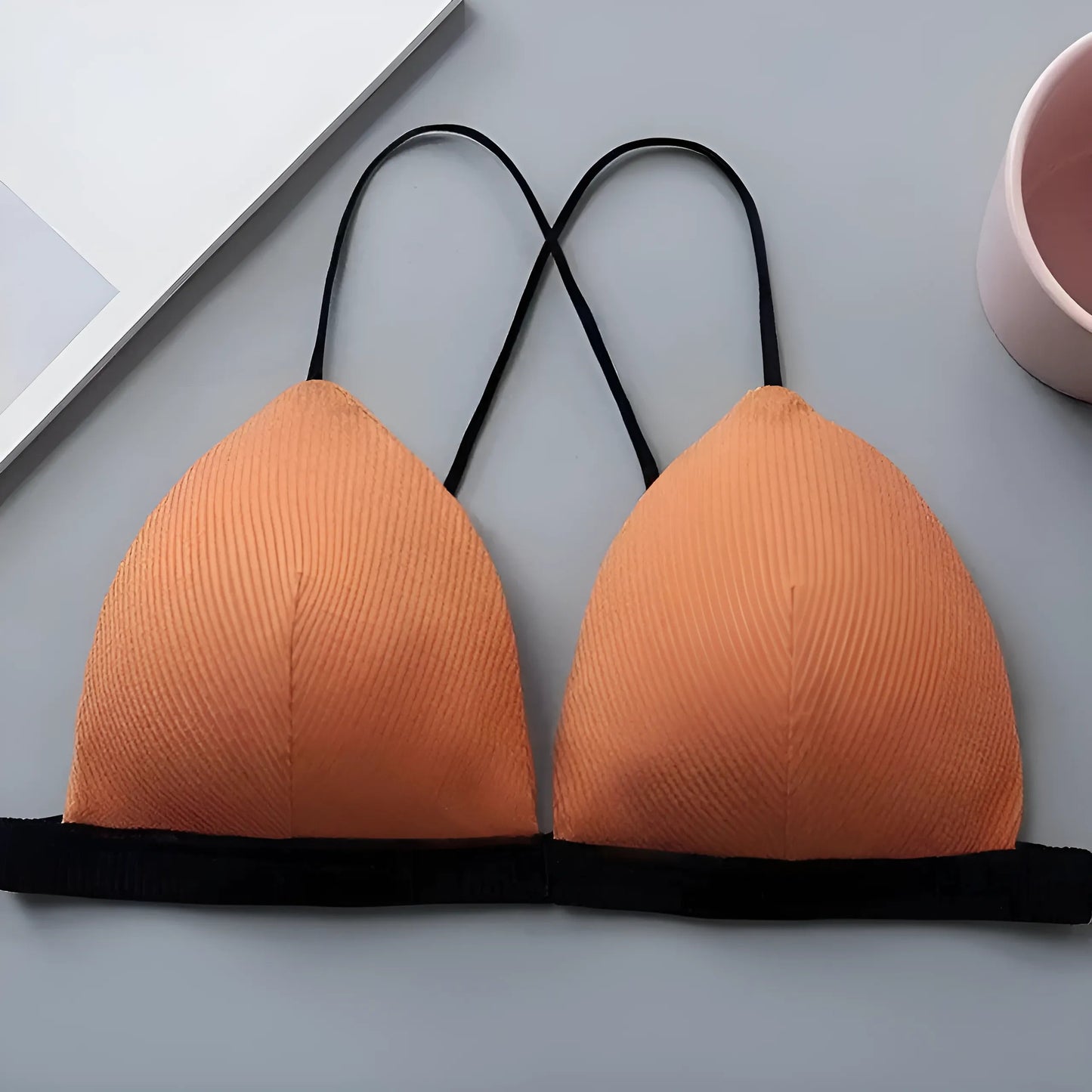 Orange Classic Push-Up Bra