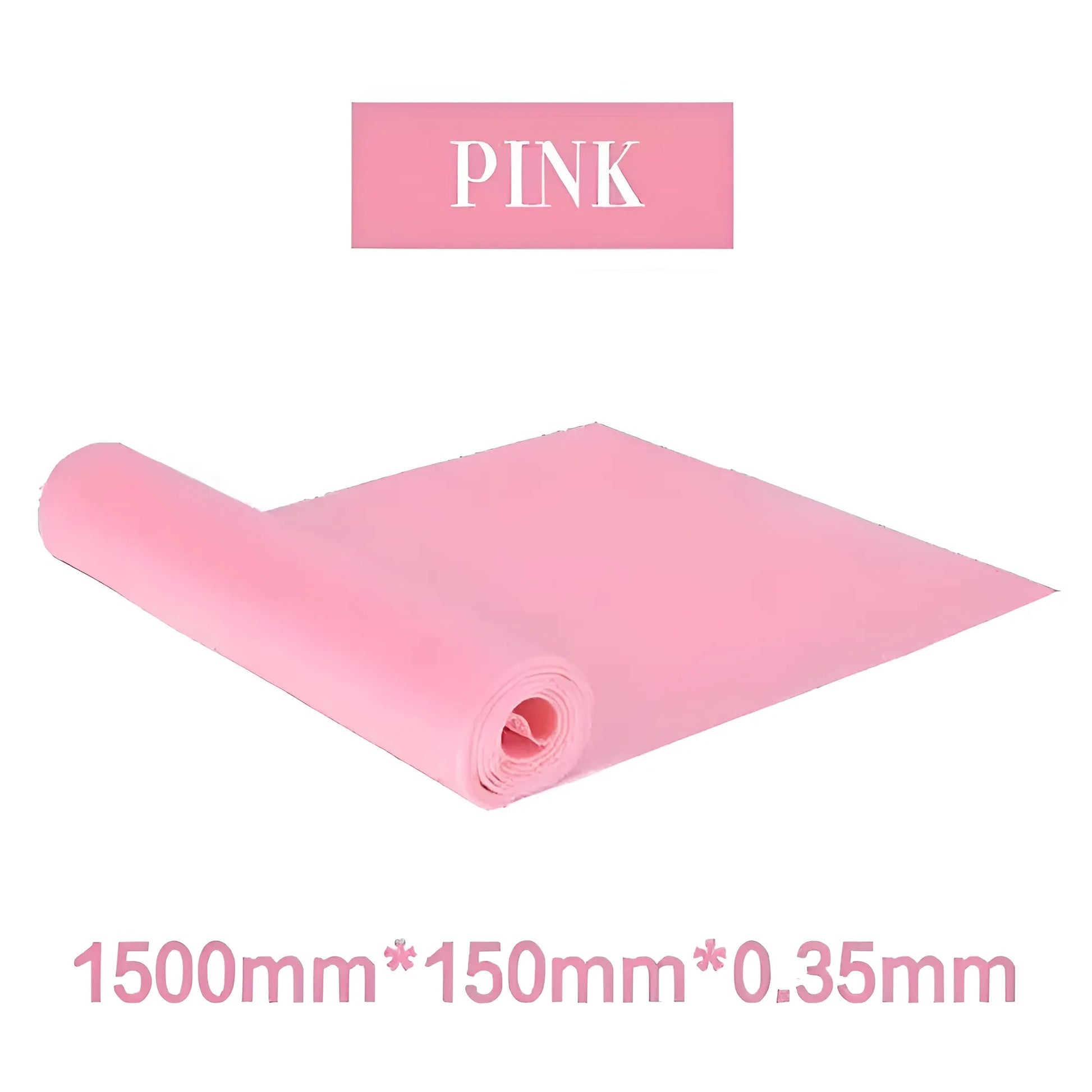 Pink 1.5m Yoga Resistance Band