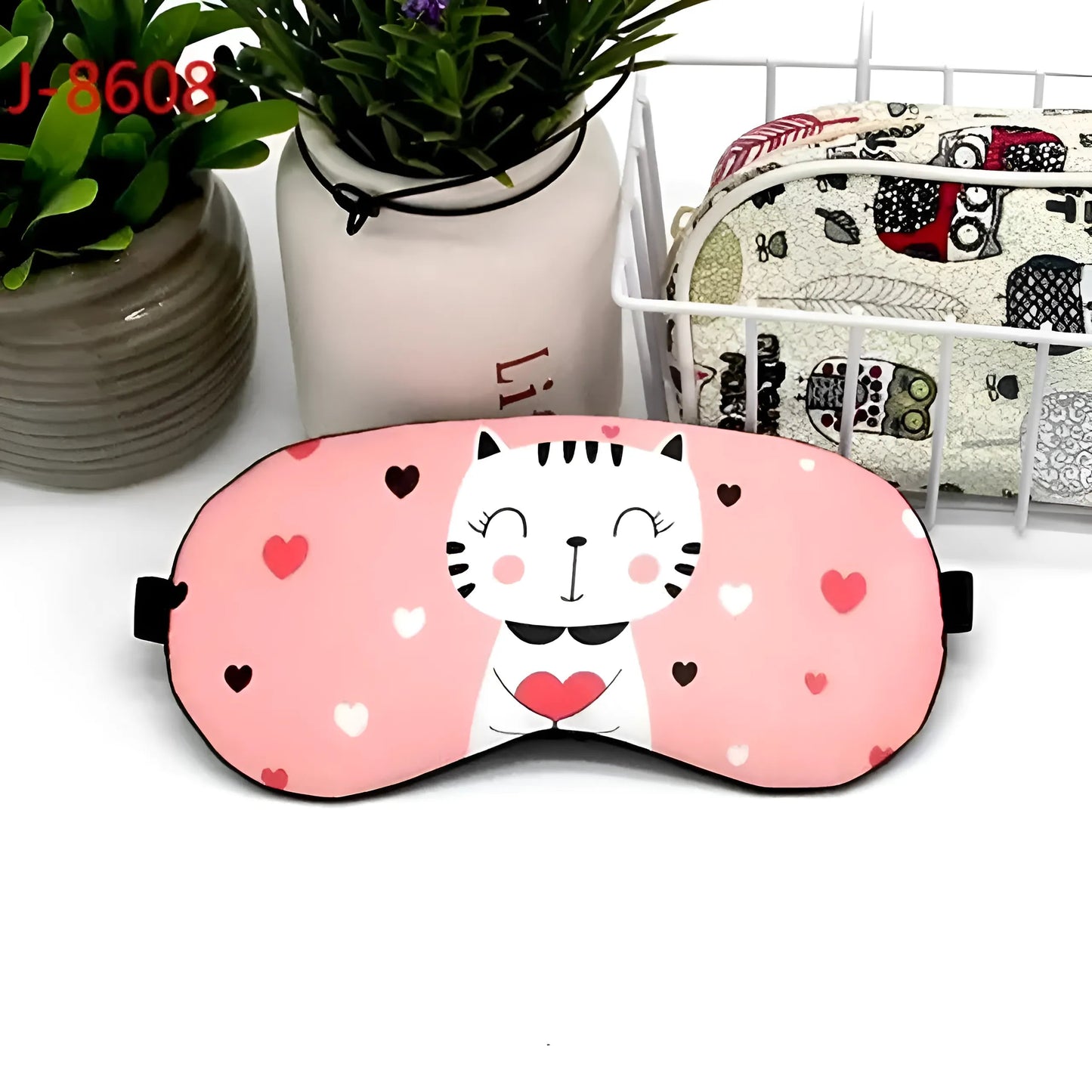 Pink Cat Eye Sleep Mask