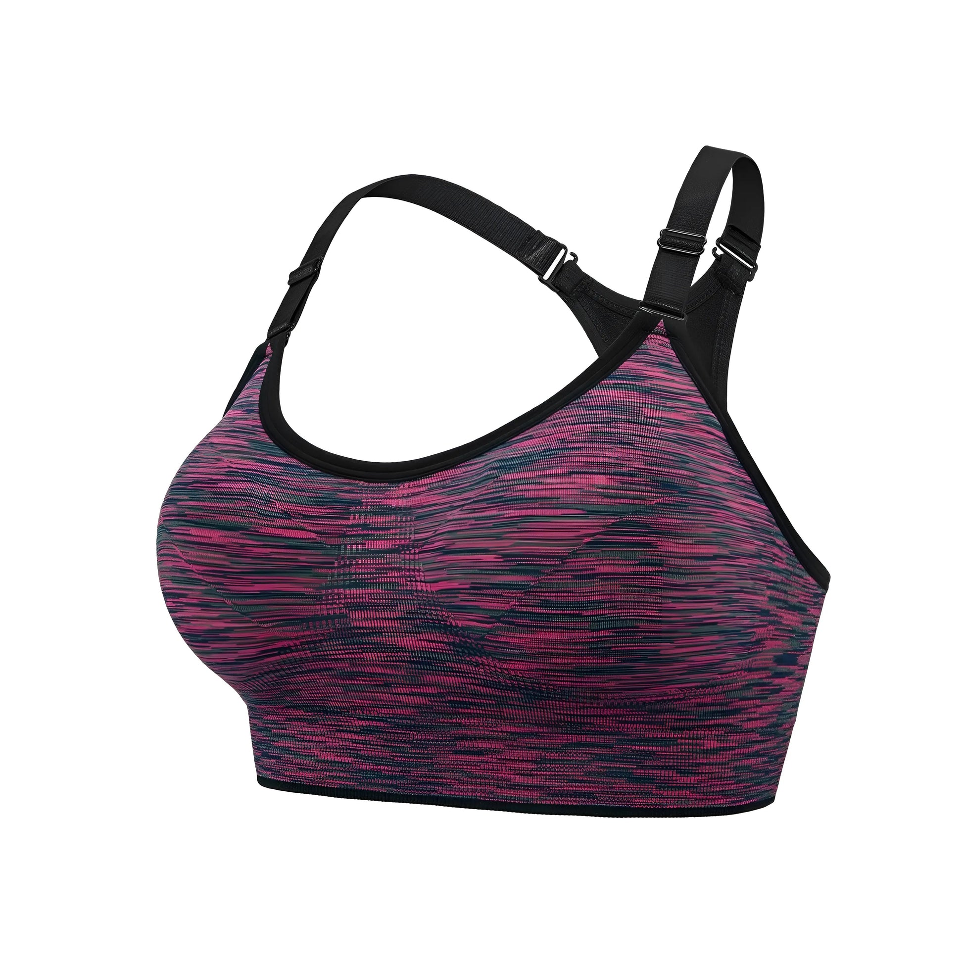 Purple Breathable Sports Bra