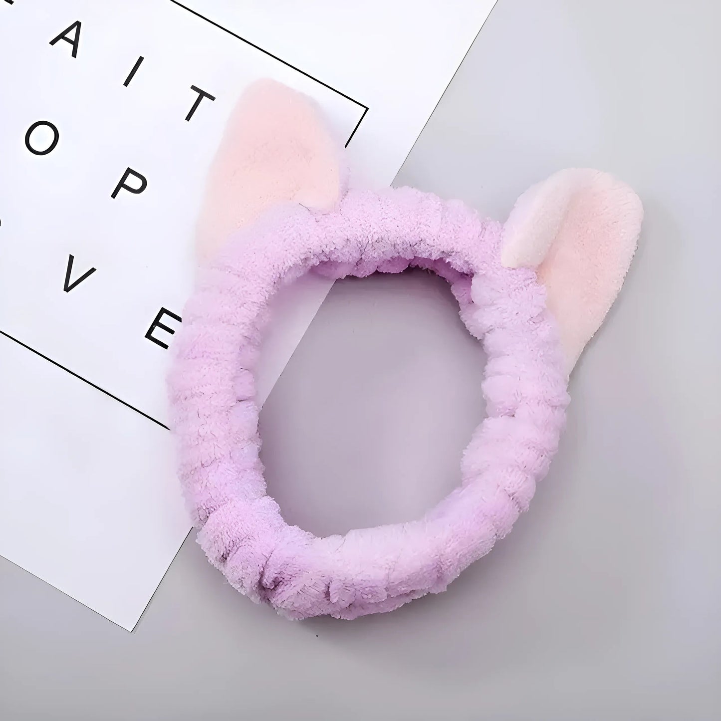 Purple Headband with Ears