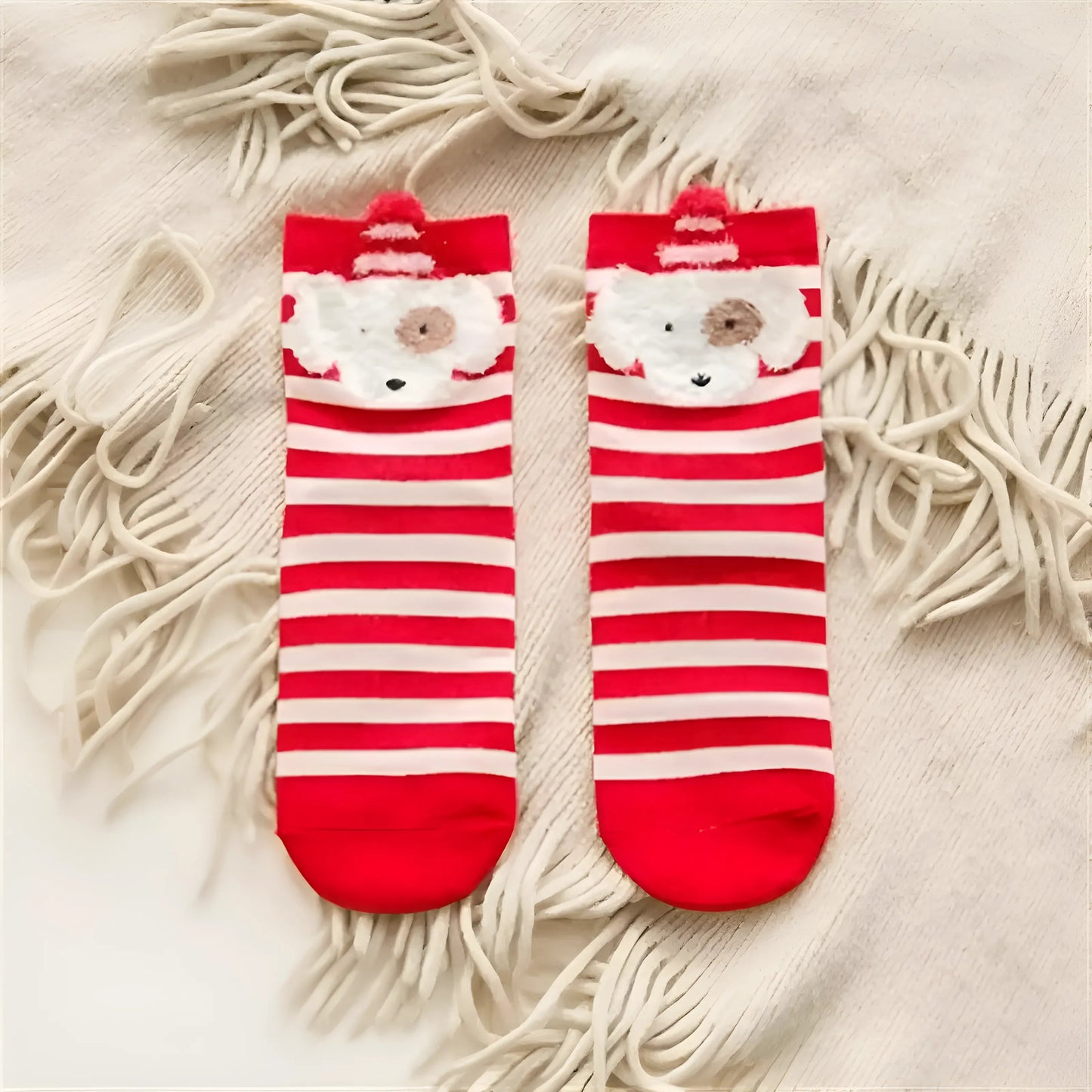 Red Women's Christmas Socks
