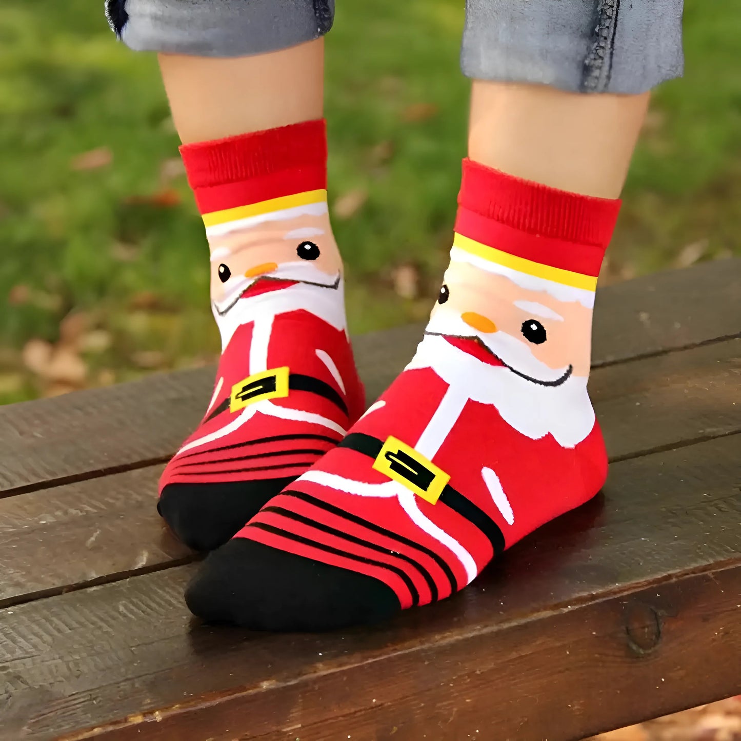 Red Women's Holiday Socks