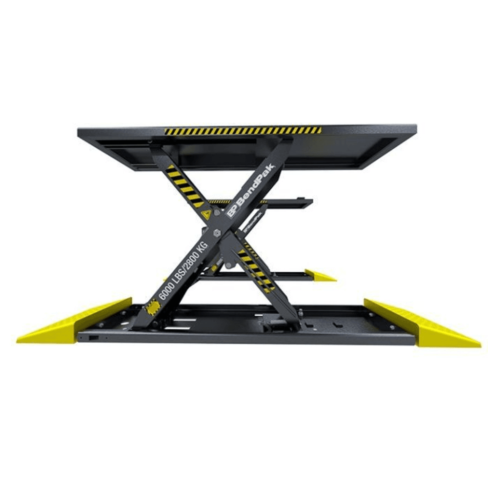 BendPak MDS-6LP Mid-Rise Scissor Lift 6000 Lb Open-Center 208-240V