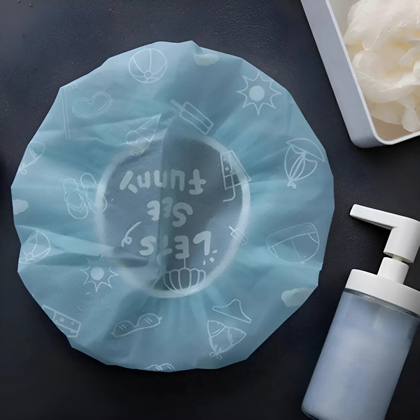 Shower Cap with Elastic Band