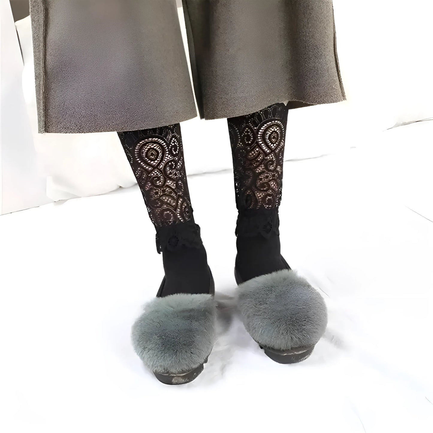Soft Lace Trim Socks