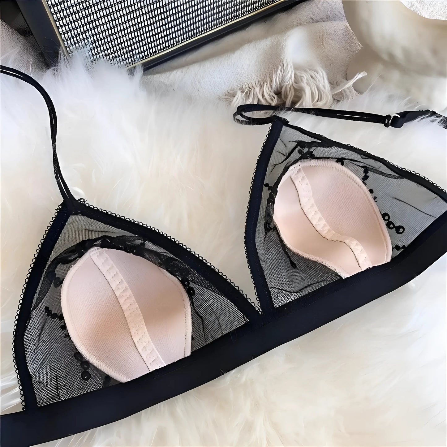 Transparent Lace Lingerie Set