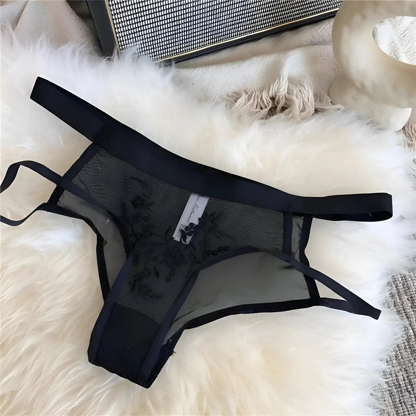 Transparent Lace Lingerie Set
