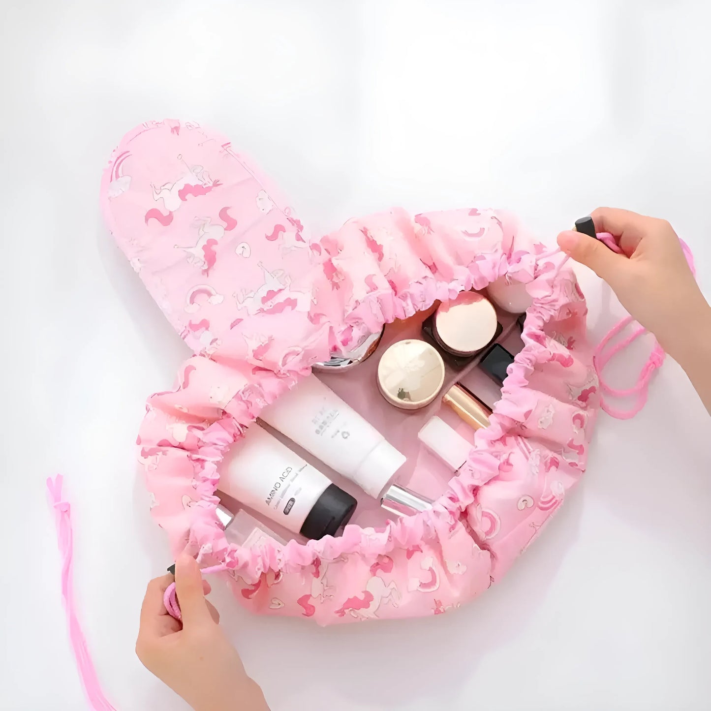 Travel Cosmetic Bag with Drawstring