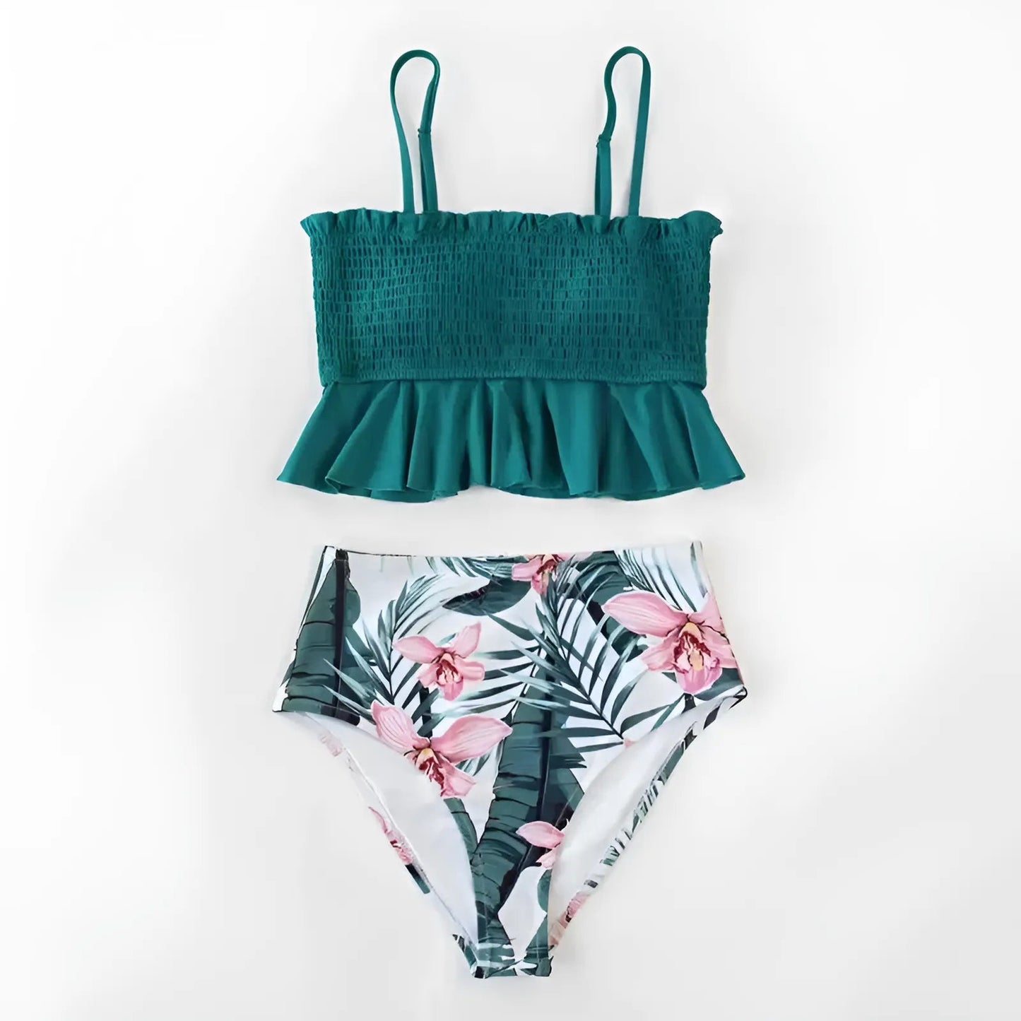 Two-Piece Ruffled Bikini Set