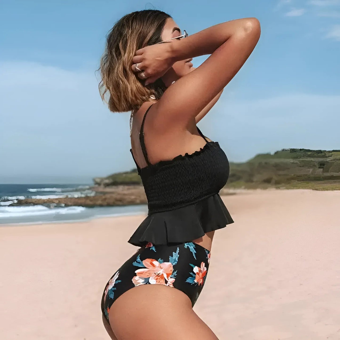 Two-Piece Ruffled Bikini Set