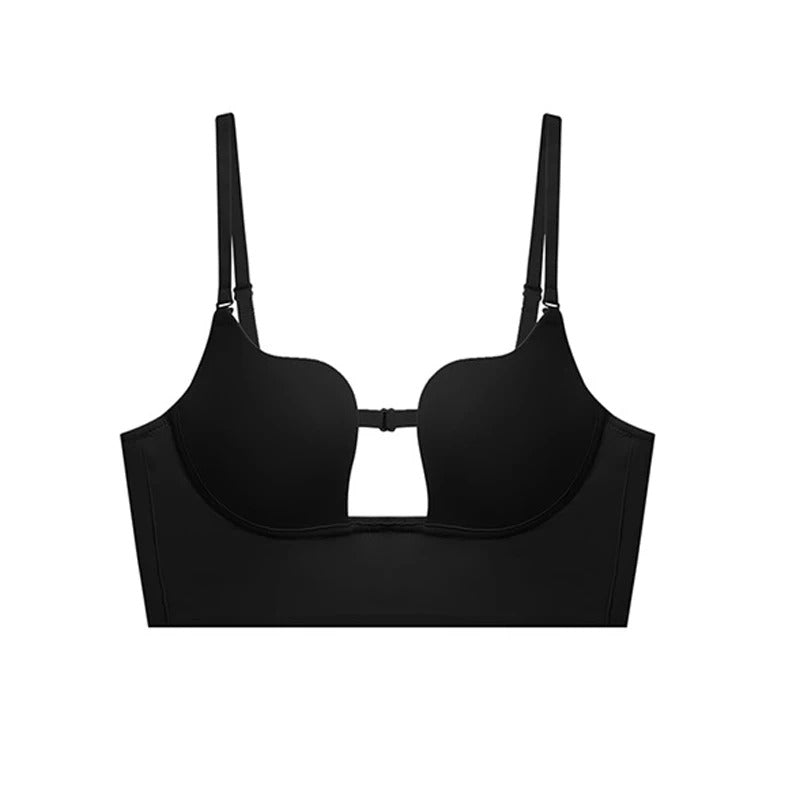 Push-up bra with adjustable straps