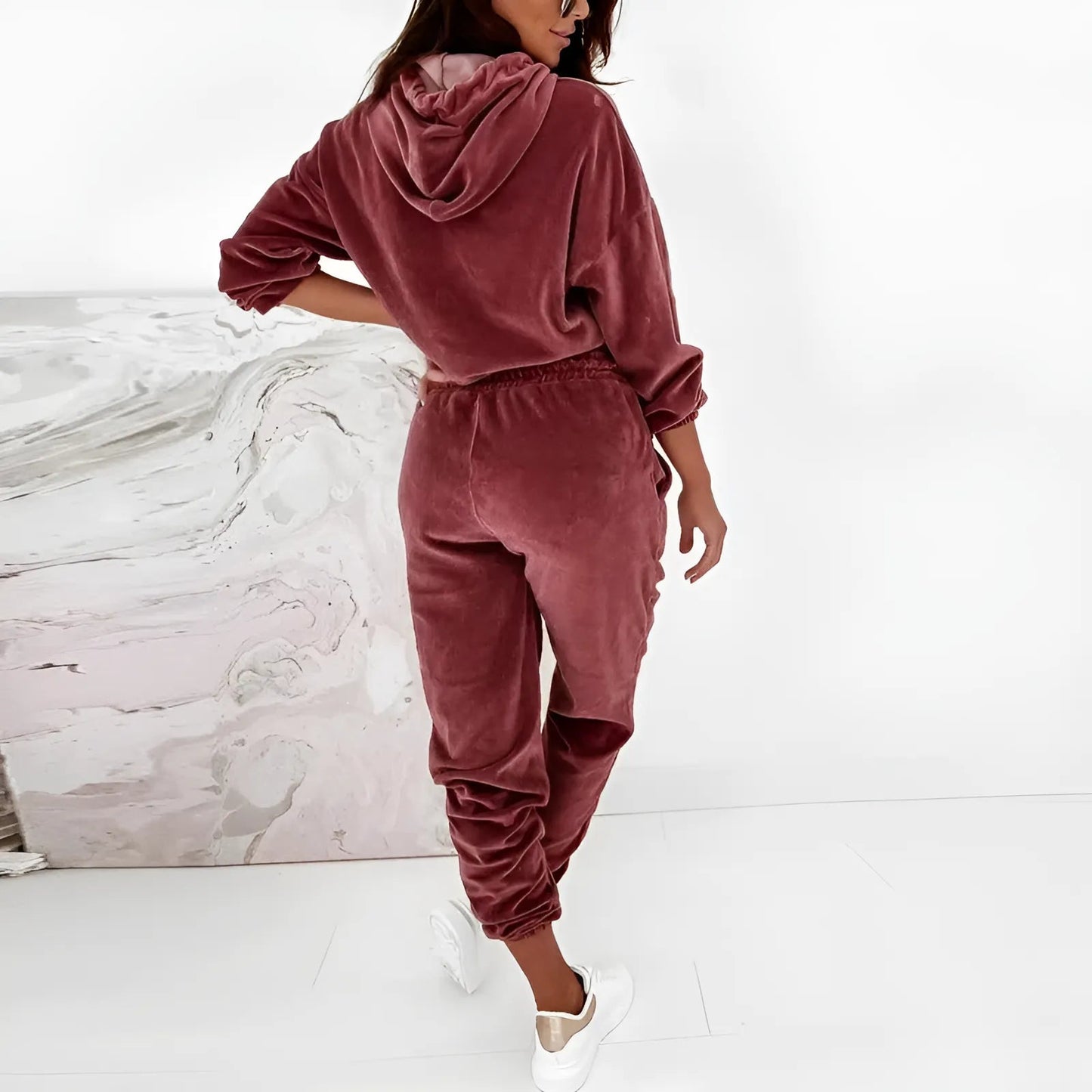 Velvet Tracksuit Set