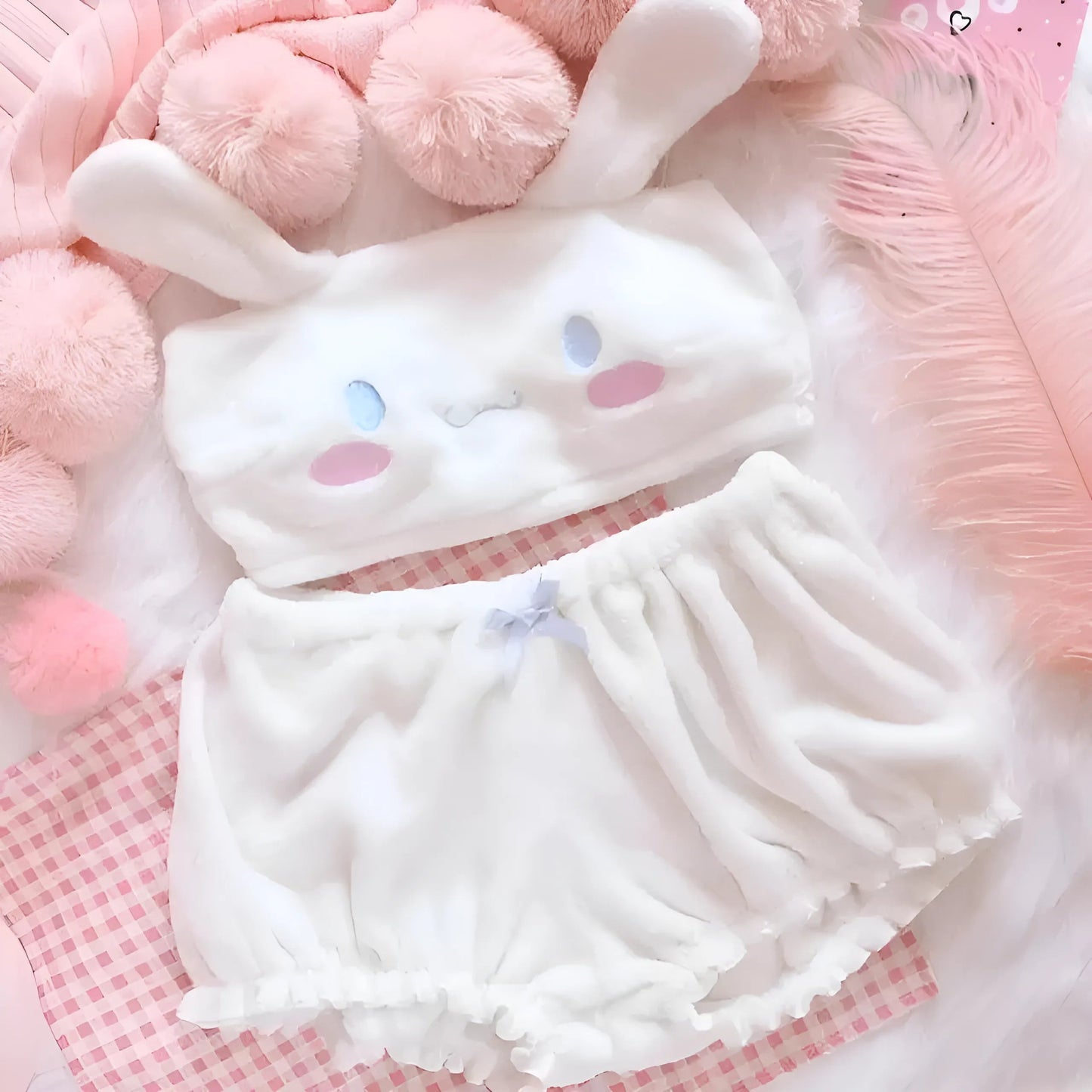 White Charming Women's Pyjamas