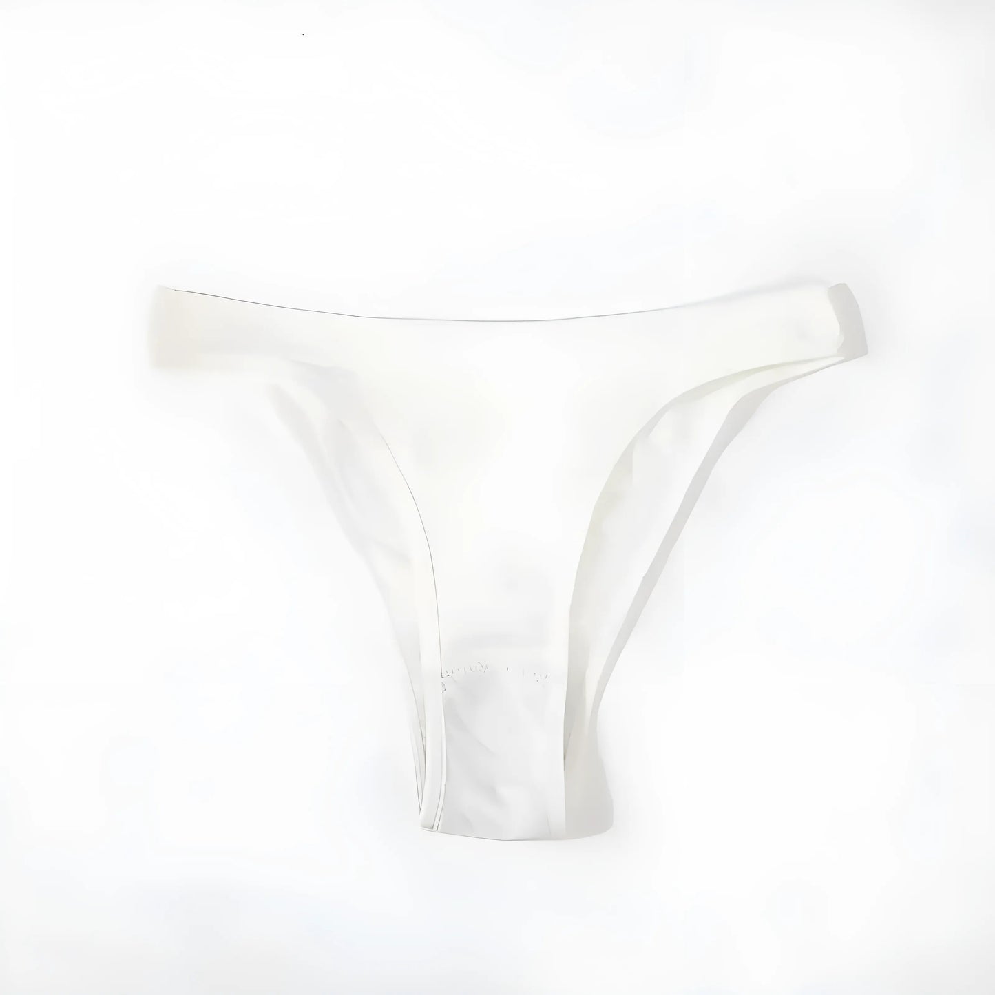 White High-Waisted Cut-Out Women's Briefs