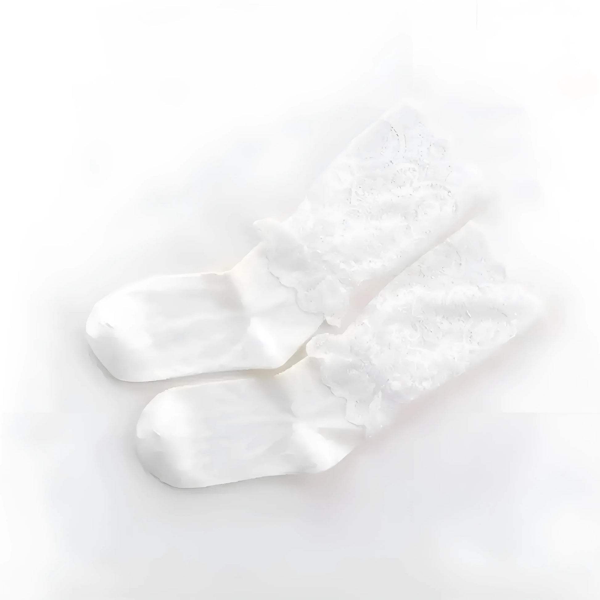 White Soft Lace Trim Socks
