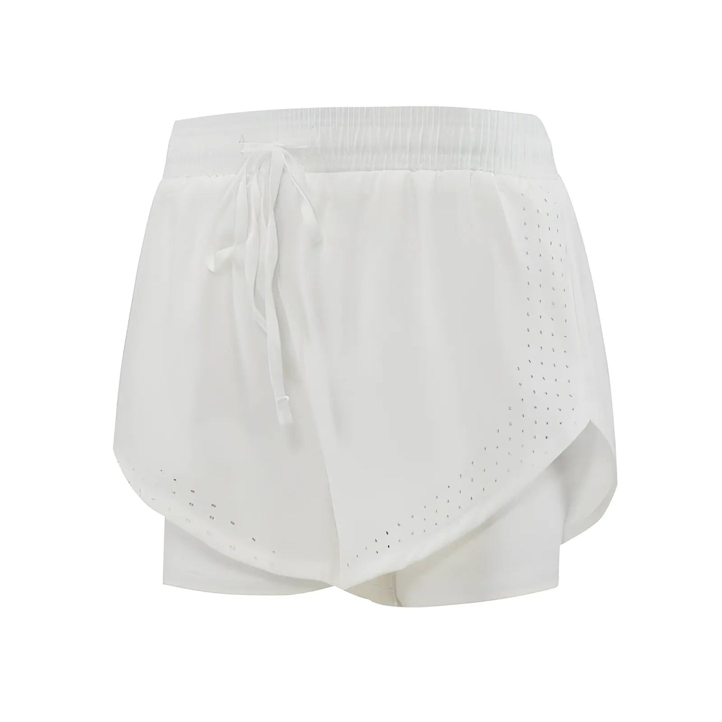 White Sports Shorts
